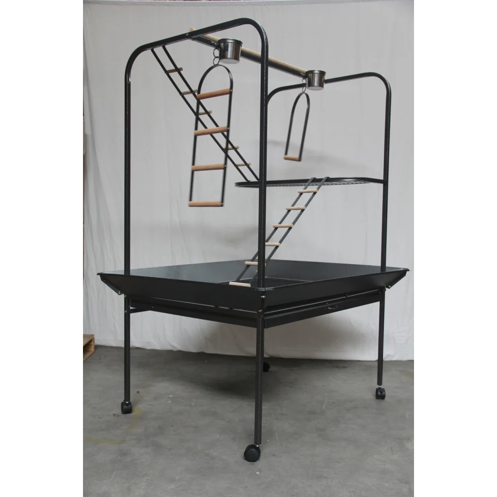 Bird Cage XXL Parrot Playpen Gym Toy Stand with Swing