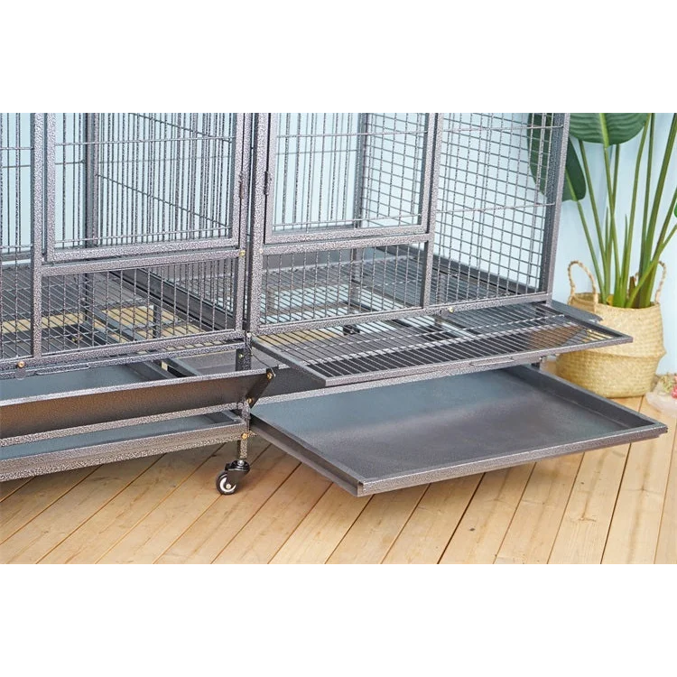 Bird Cage XXXL 185cm Pet Parrot Aviary Perch Castor Wheel