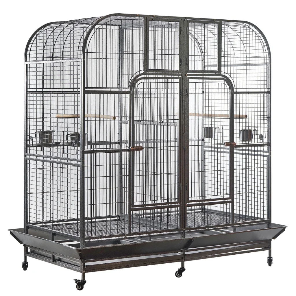 Bird Cage XXXL 185cm Pet Parrot Aviary Perch Castor Wheel