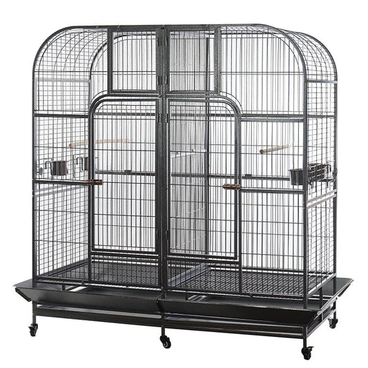 Bird Cage XXXL 185cm Pet Parrot Aviary Perch Castor Wheel