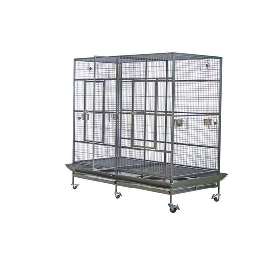 Bird Cage XXXL 195cm Pet Parrot Aviary with Perch