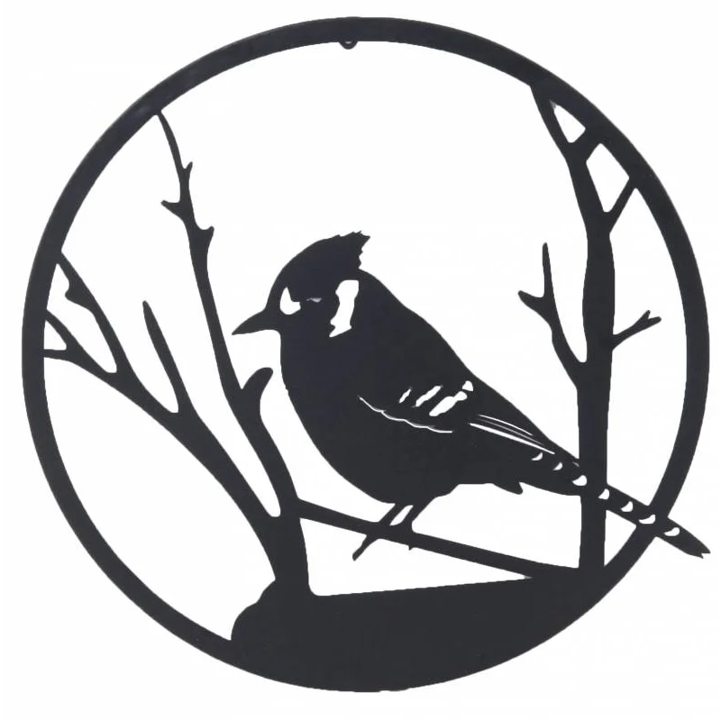 Bird Metal Wall Art 60cm - Home & Garden > Wall Art > 3D