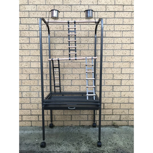 Bird Parrot Canary Play Stand Gym Ladder 140 CM - Pet Care