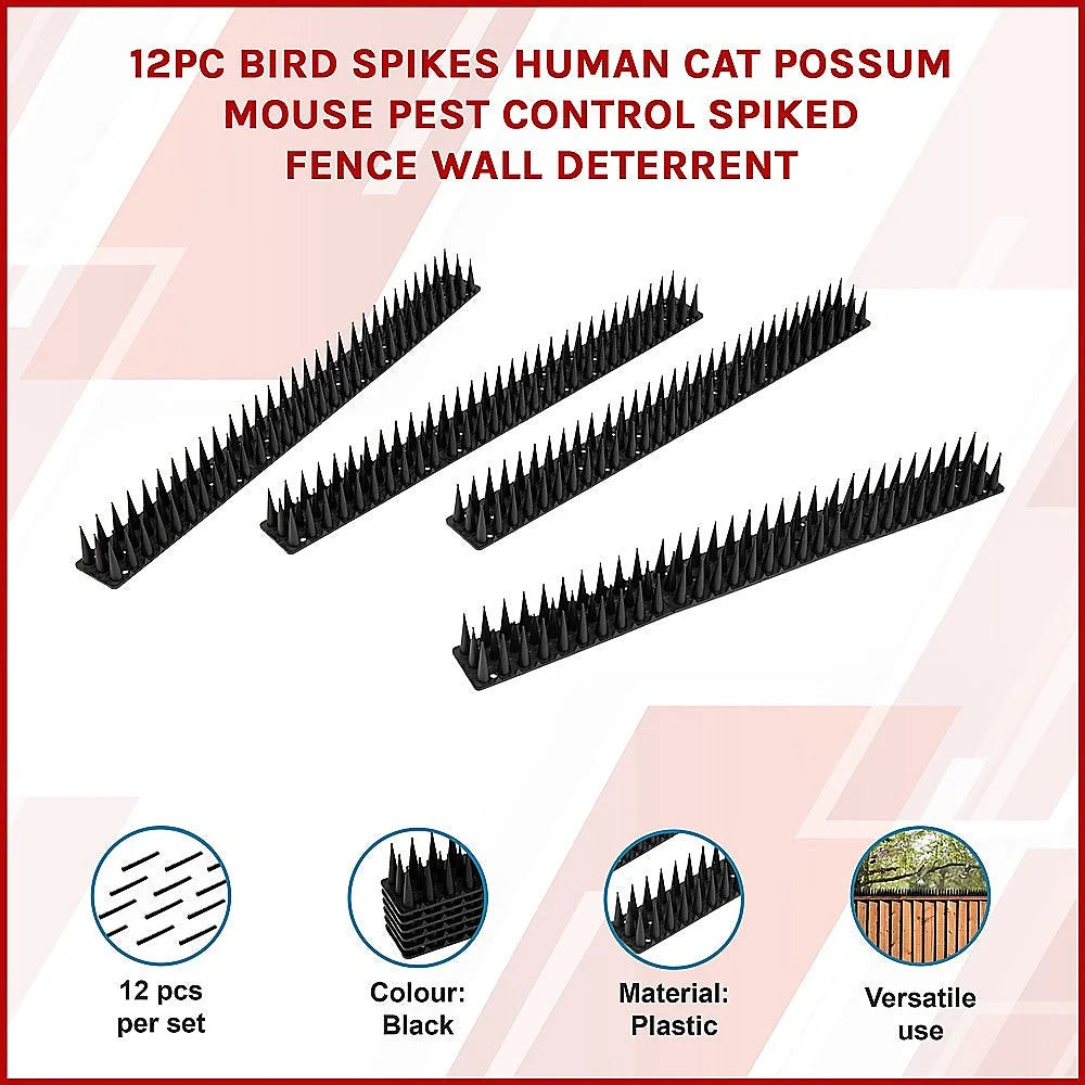 Bird Spikes Pest Control 12pc