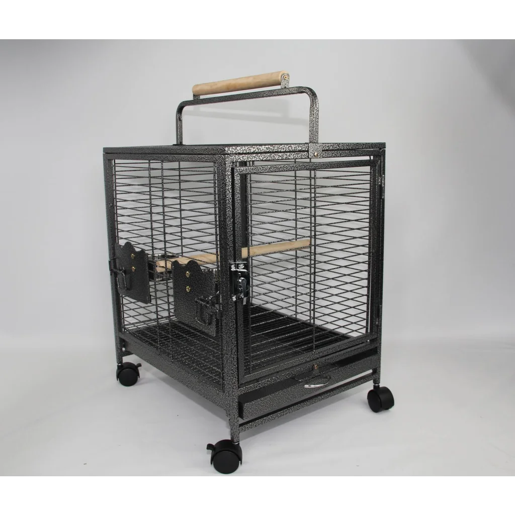 Bird Transport Cage Small Budgie Parrot Aviary Carrier