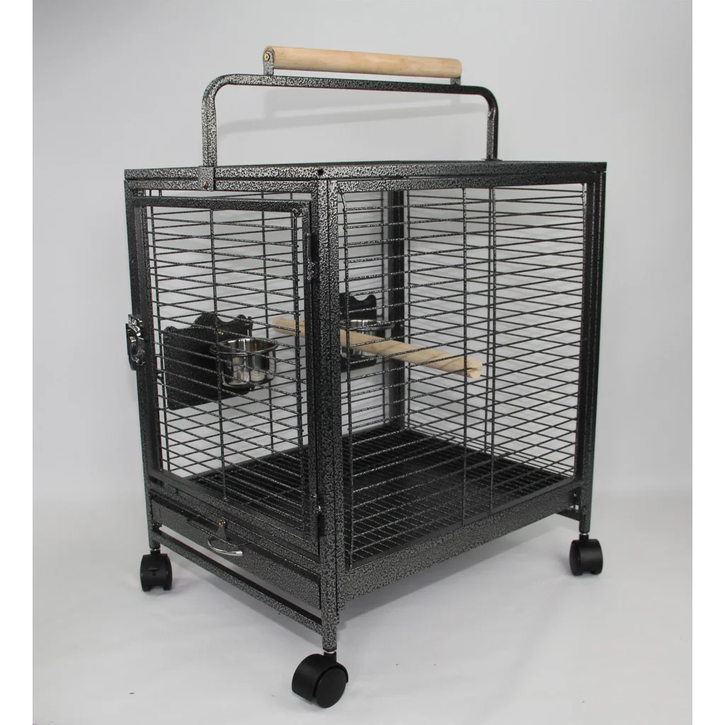 Bird Transport Cage Small Budgie Parrot Aviary Carrier