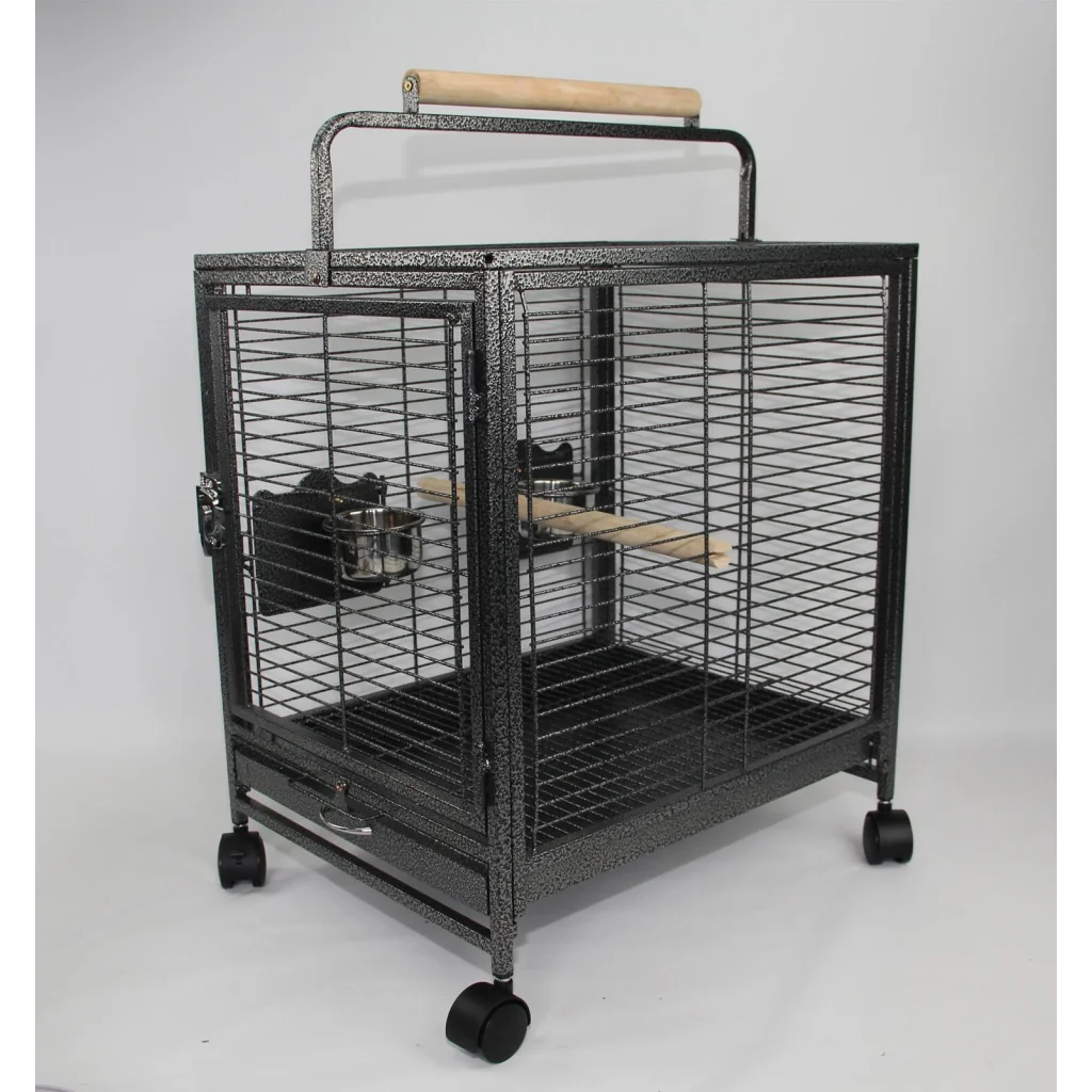 Bird Transport Cage Small Budgie Parrot Aviary Carrier