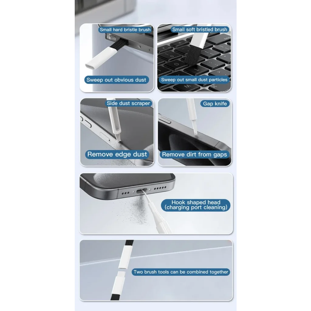 Black 22-in-1 Electronics Cleaning Kit - for Keyboards