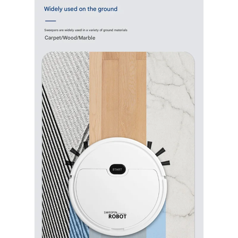 Black 3-in-1 Smart Robot Vacuum Cleaner - Automatic