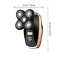 Black 5-in-1 Head Shaver & Grooming Kit - USB Charge