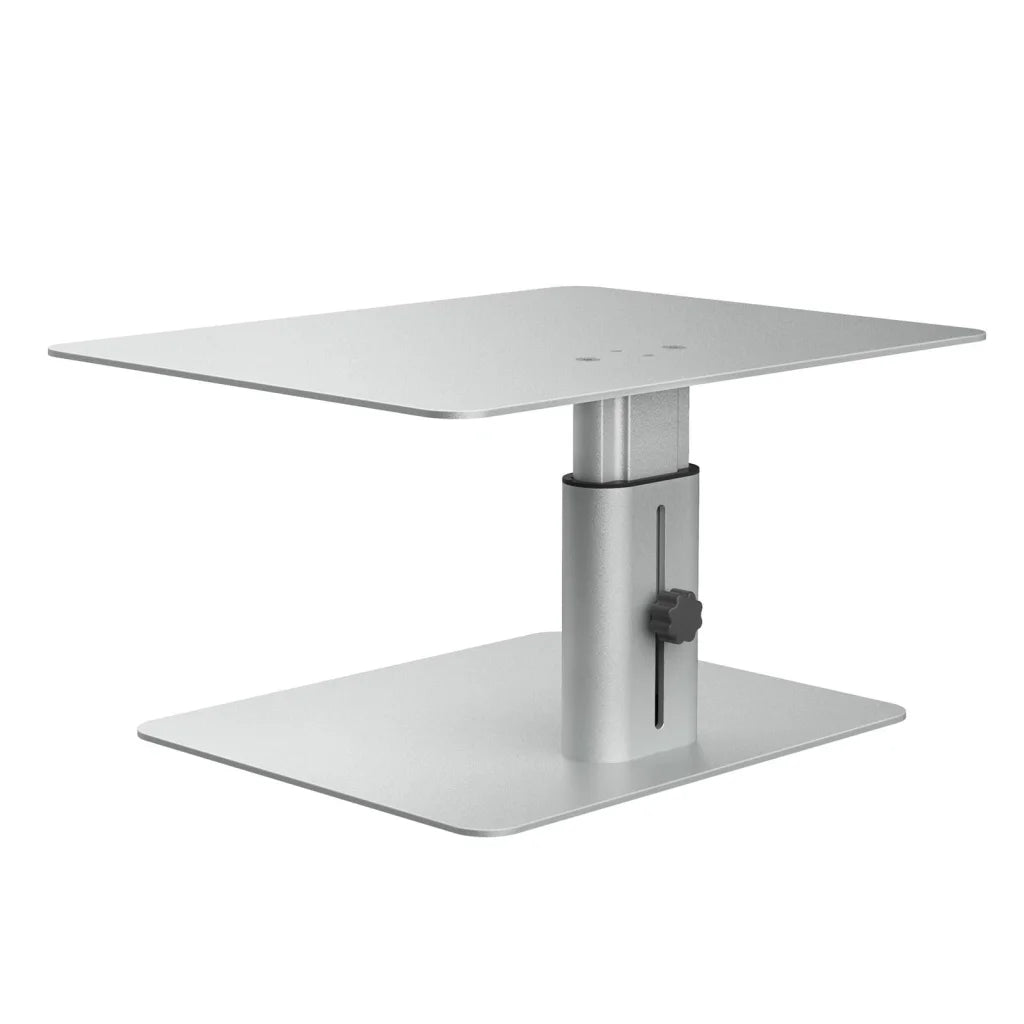 Black Adjustable Desk Stand for Laptop and Monitor