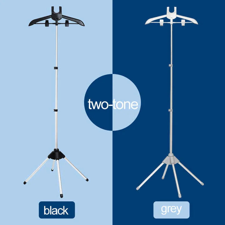 Black Adjustable Foldable Garment Steamer Stand –