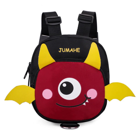 Black Adorable Monster Pet Backpack Harness - Small Dog &