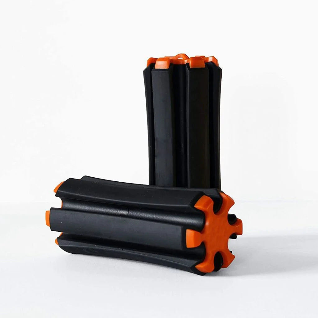 Black And Orange Golf Club Carrier 2-Pack - Durable ABS