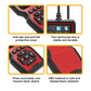 Black and Red OBD2 Scanner Car Diagnostic Tool - Engine