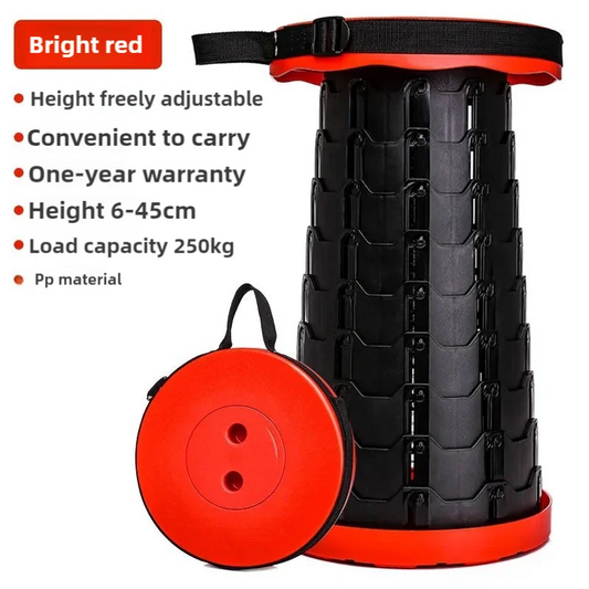 Black and Red Splicing Color Portable Outdoor Telescopic