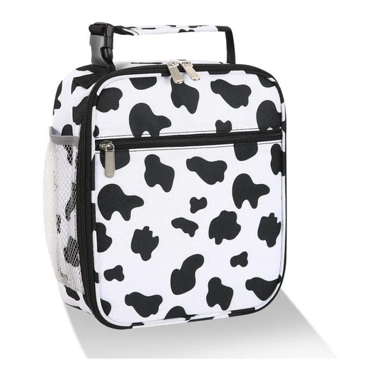 Black and White Spots Set of 2 Handheld Insulated Lunch