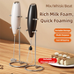 Black Battery Powered Frother and Whisk
