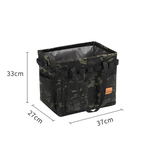 Black Camouflage Heavy Duty Foldable Outdoor Camping