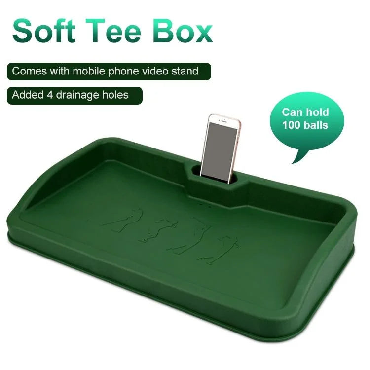 Black Character Pattern Golf Service Box with Phone Stand