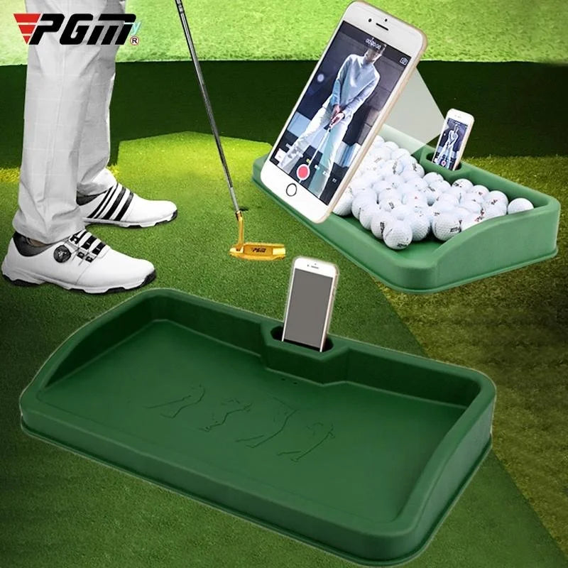 Black Character Pattern Golf Service Box with Phone Stand