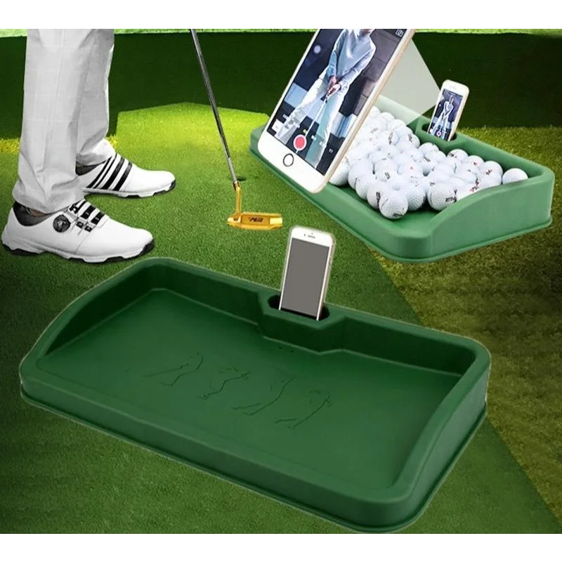 Black Character Pattern Golf Service Box with Phone Stand