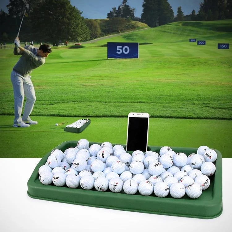 Black Character Pattern Golf Service Box with Phone Stand