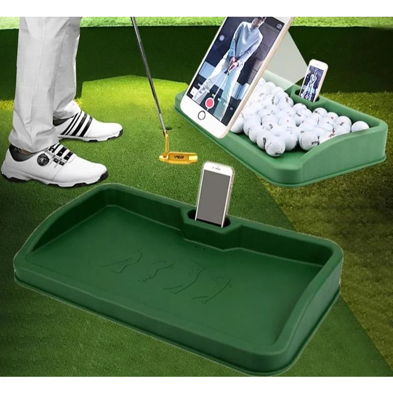 Black Character Pattern Golf Service Box with Phone Stand