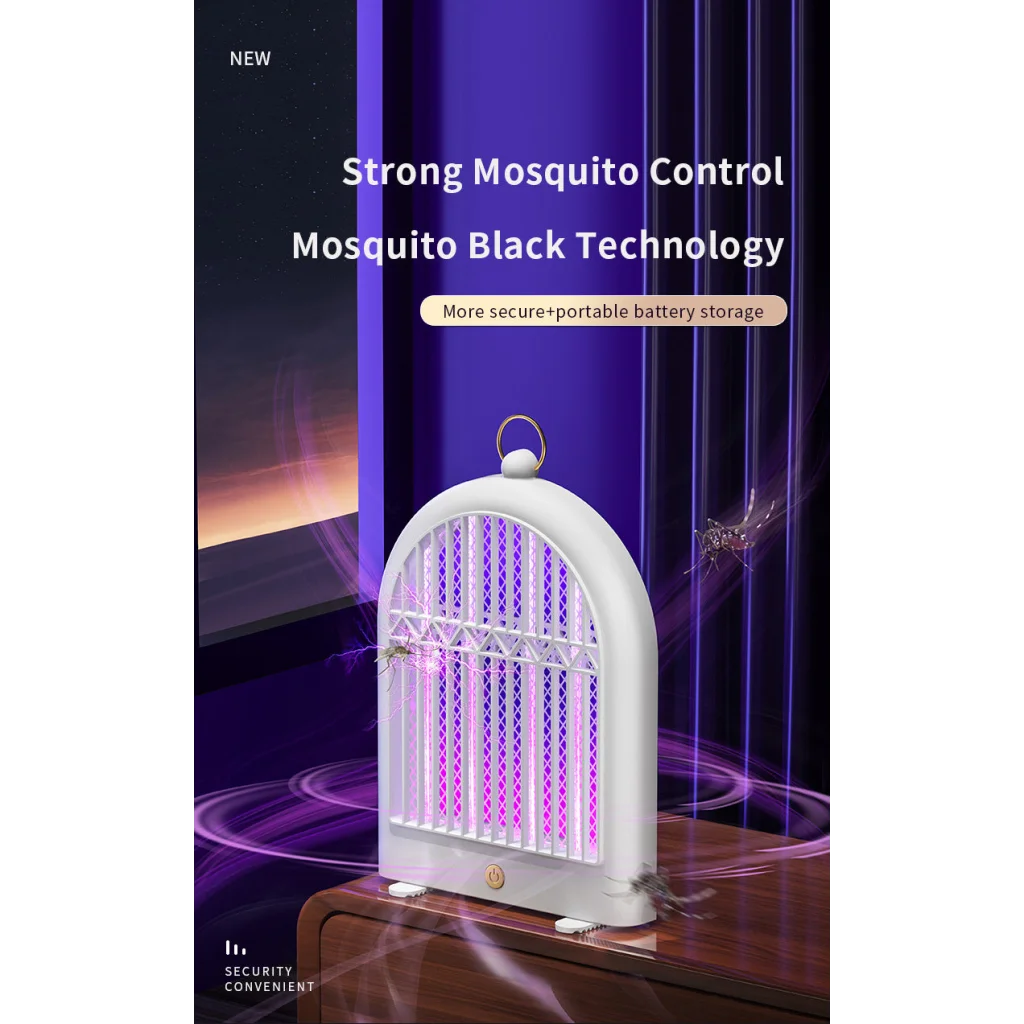 Black (Chargeing version) USB Mosquito Killer Lamp