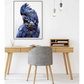 Black Cockatoo A Wall Art - Black Frame Canvas 70cm x 100cm