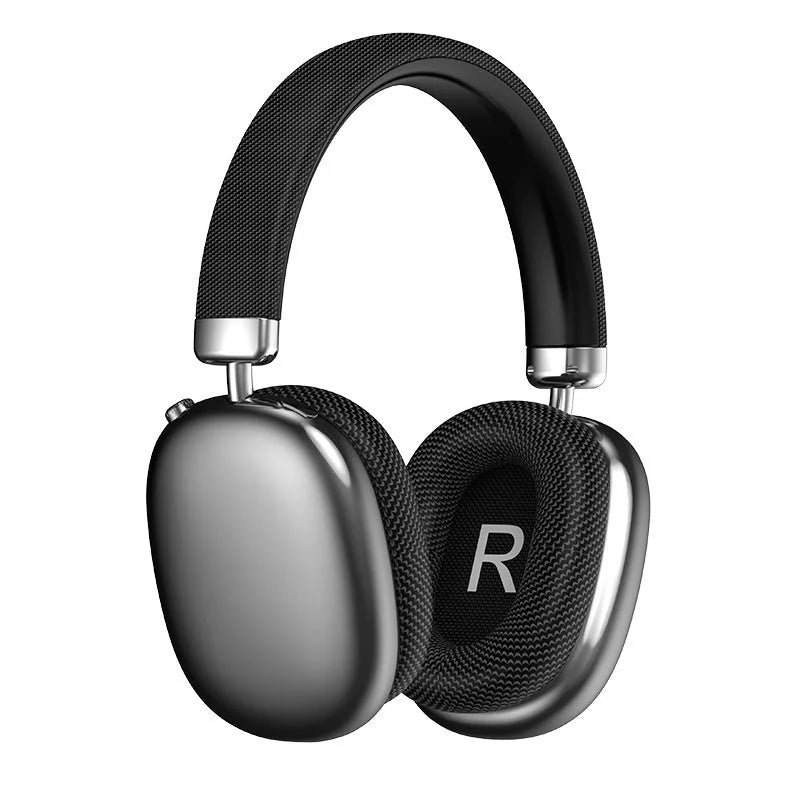 Black Comfortable Over-Ear Headphones - Hi-Fi Sound Long