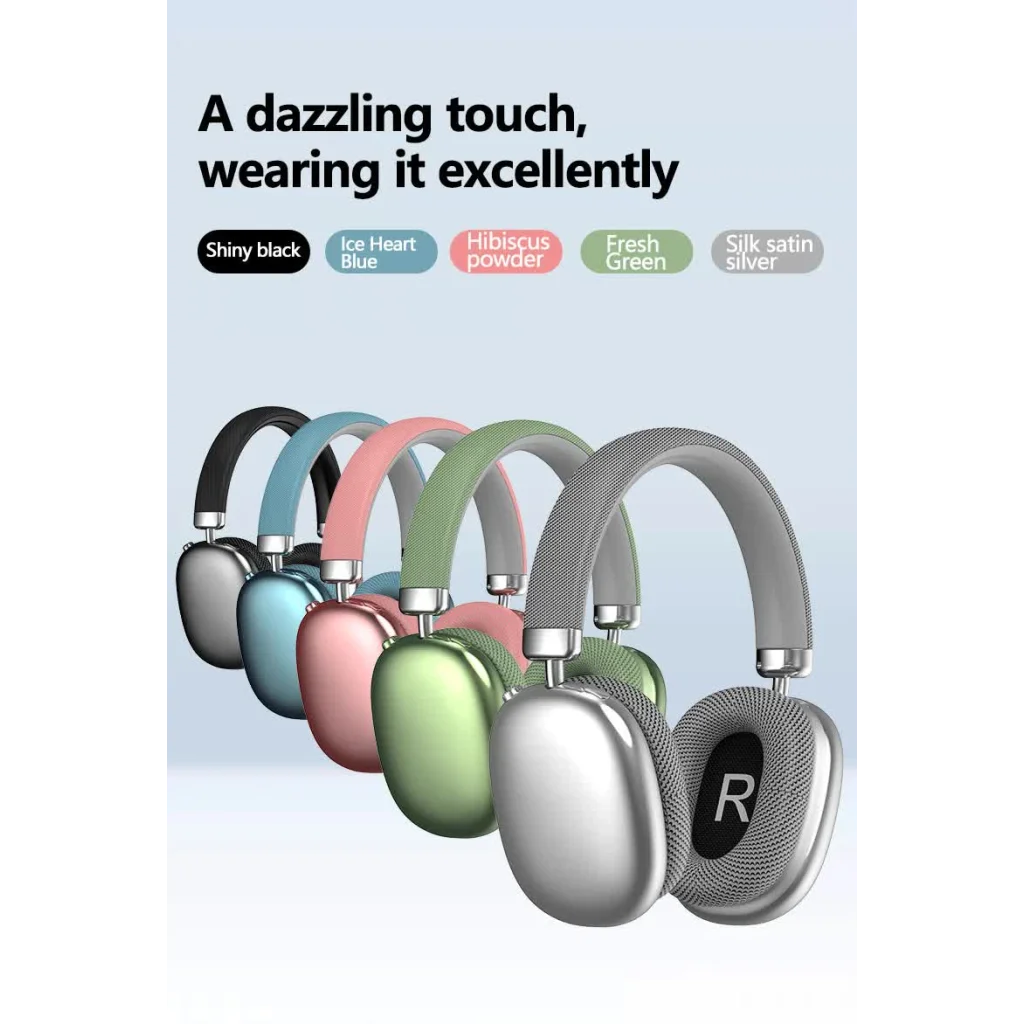 Black Comfortable Over-Ear Headphones - Hi-Fi Sound Long