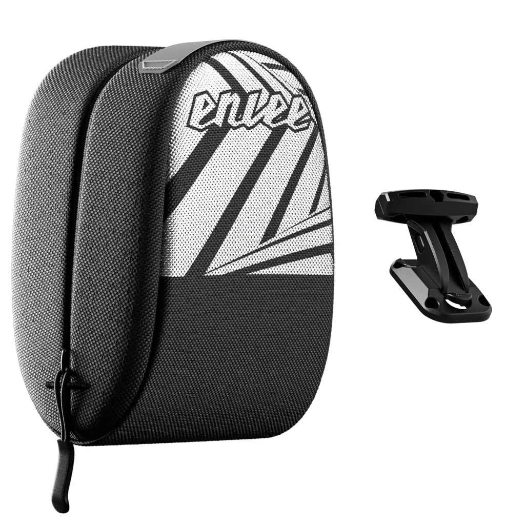 Black Compact Bike Saddle Bag - Quick-Release