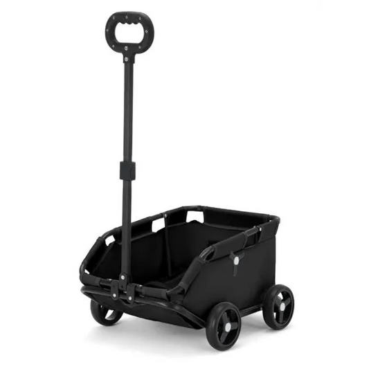 Black Compact Foldable Pet Stroller for Dogs and Cats
