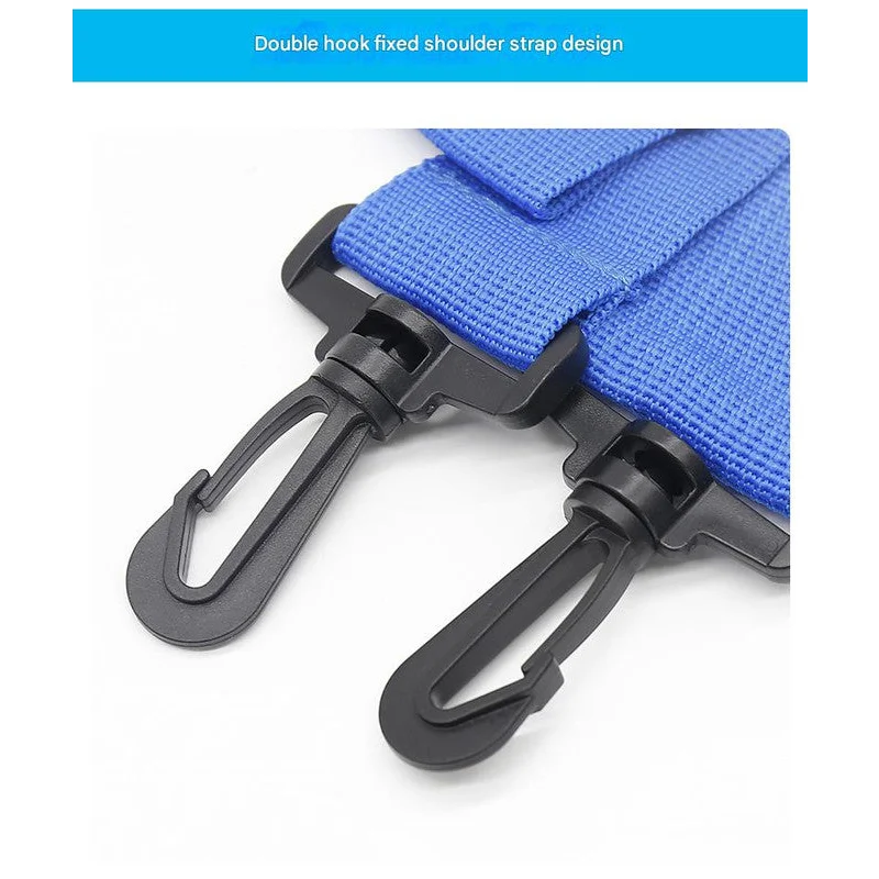 Black Compact Golf Club Carrier - Lightweight Sunday