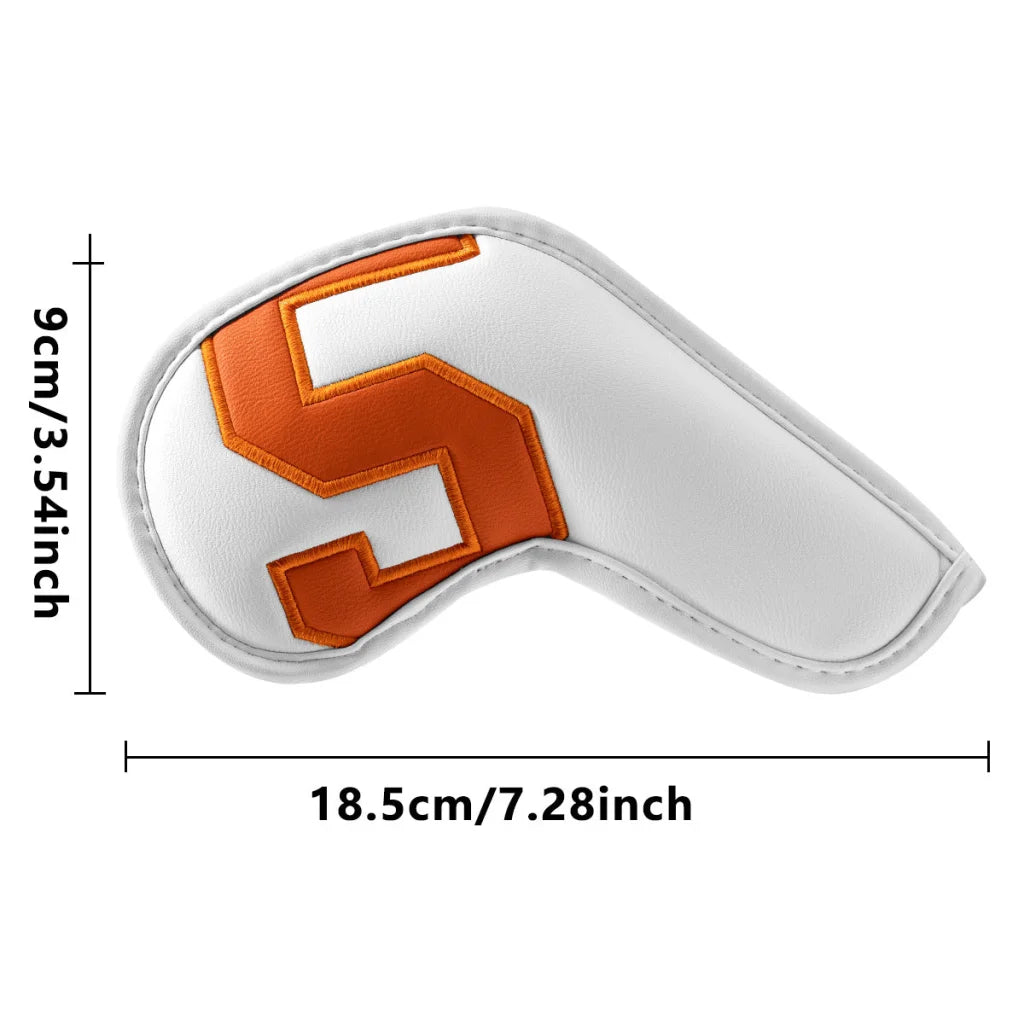Black covers with various colored numbers Premium PU