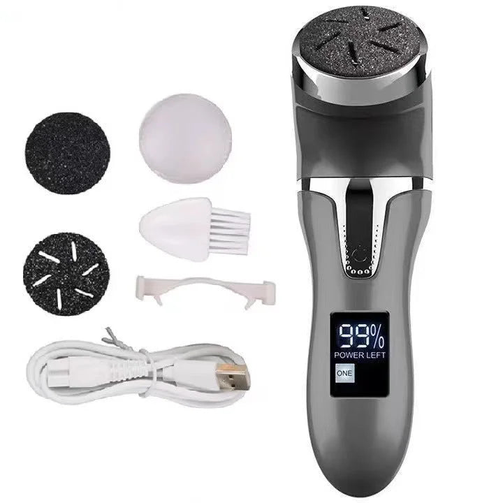 Black Electric Foot Callus Remover - Rechargeable