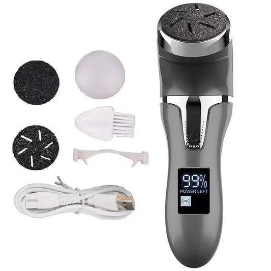 Black Electric Foot Callus Remover - Rechargeable