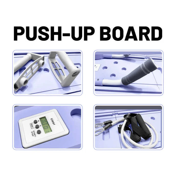 Black Foldable Multi-Functional Abdominal Trainer – Home