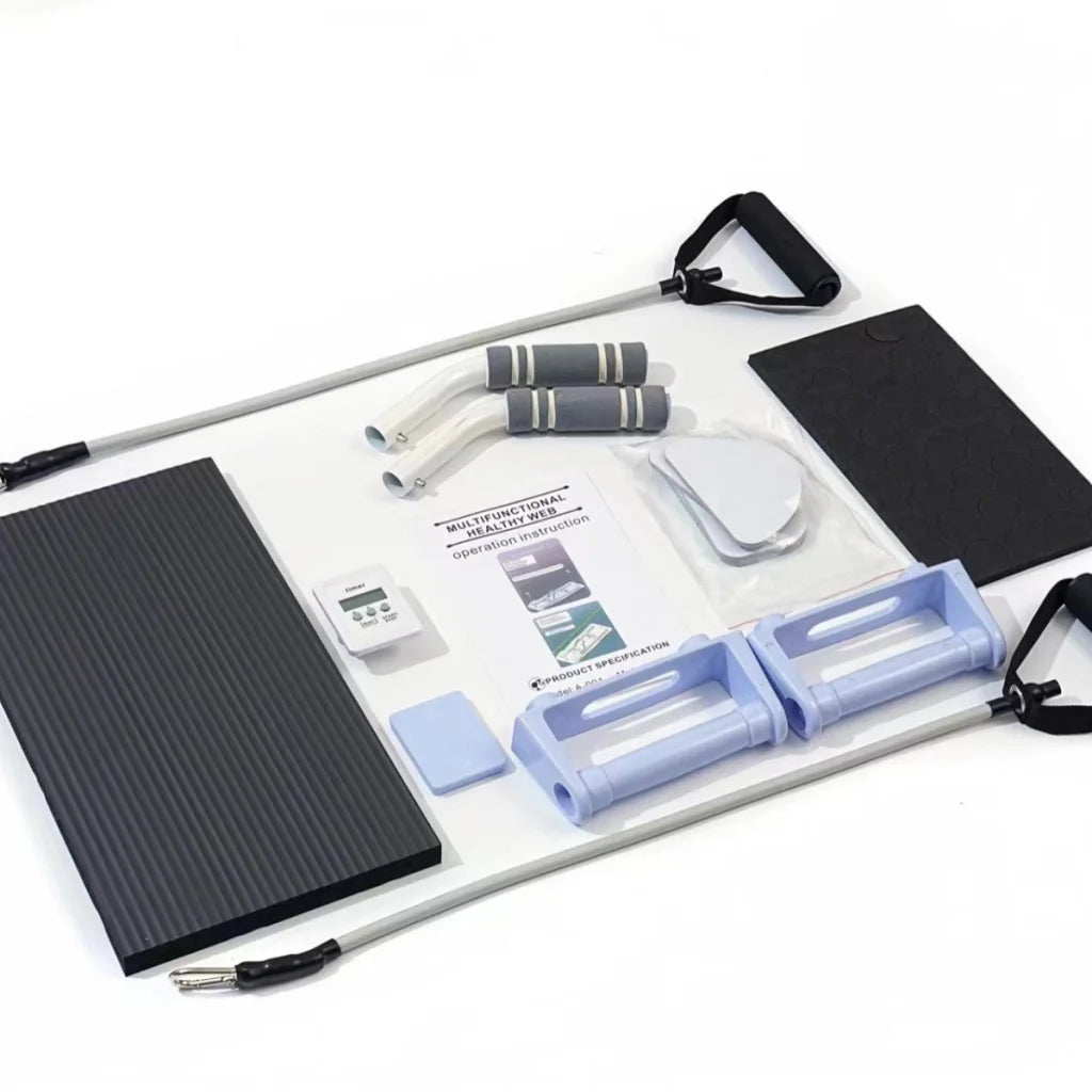 Black Foldable Multi-Functional Abdominal Trainer – Home