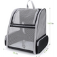 Black Foldable Pet Carrier Backpack - Breathable Mesh