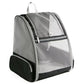 Black Foldable Pet Carrier Backpack - Breathable Mesh