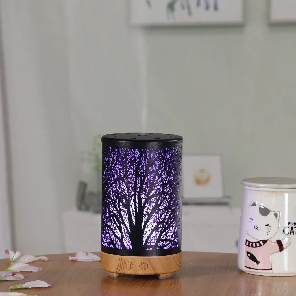 Black Forest Design Iron Essential Oil Diffuser - 7 Color