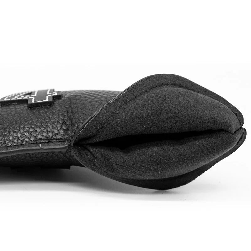 Black Golf Iron Head Covers Set of 10 - Waterproof PU