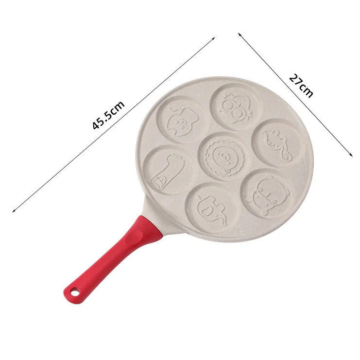 Black Heart + Black Handle (Gas model) Non-Stick Pancake