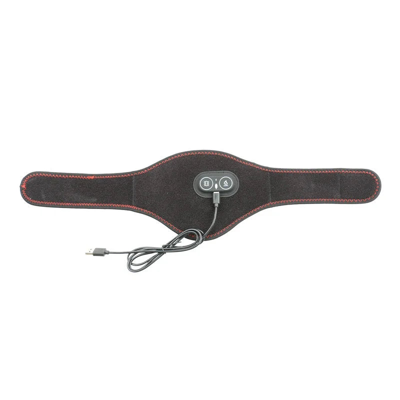 Black Heated Vibrating Neck Wrap - USB Powered Massager
