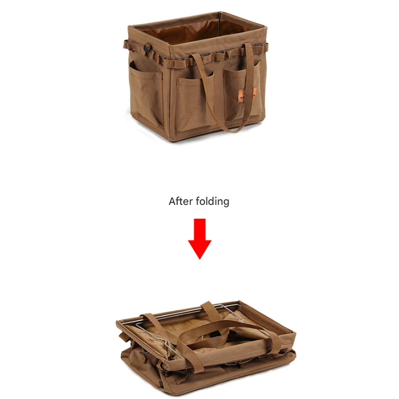 Black Heavy Duty Foldable Outdoor Camping Storage Box
