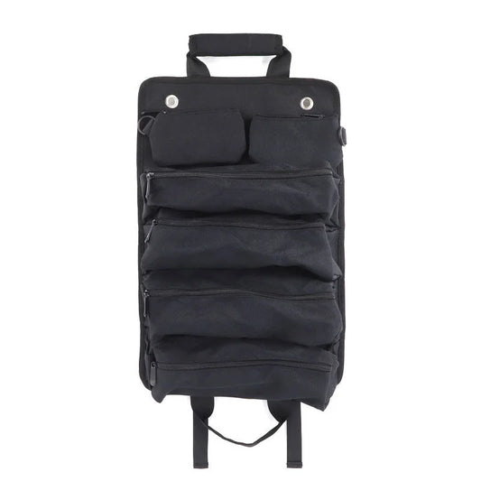 Black Heavy Duty Roll-Up Tool Bag Organizer - Waterproof