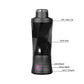 Black High-Powered Portable Blender - Large-Capacity