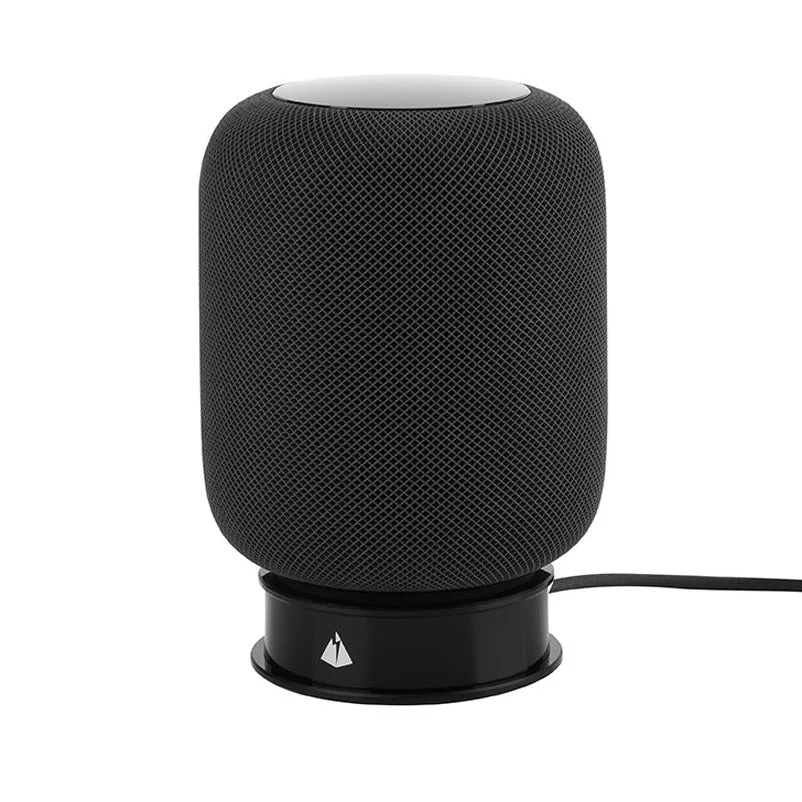 Black Homepod Mini Speaker Stand - Bluetooth Storage